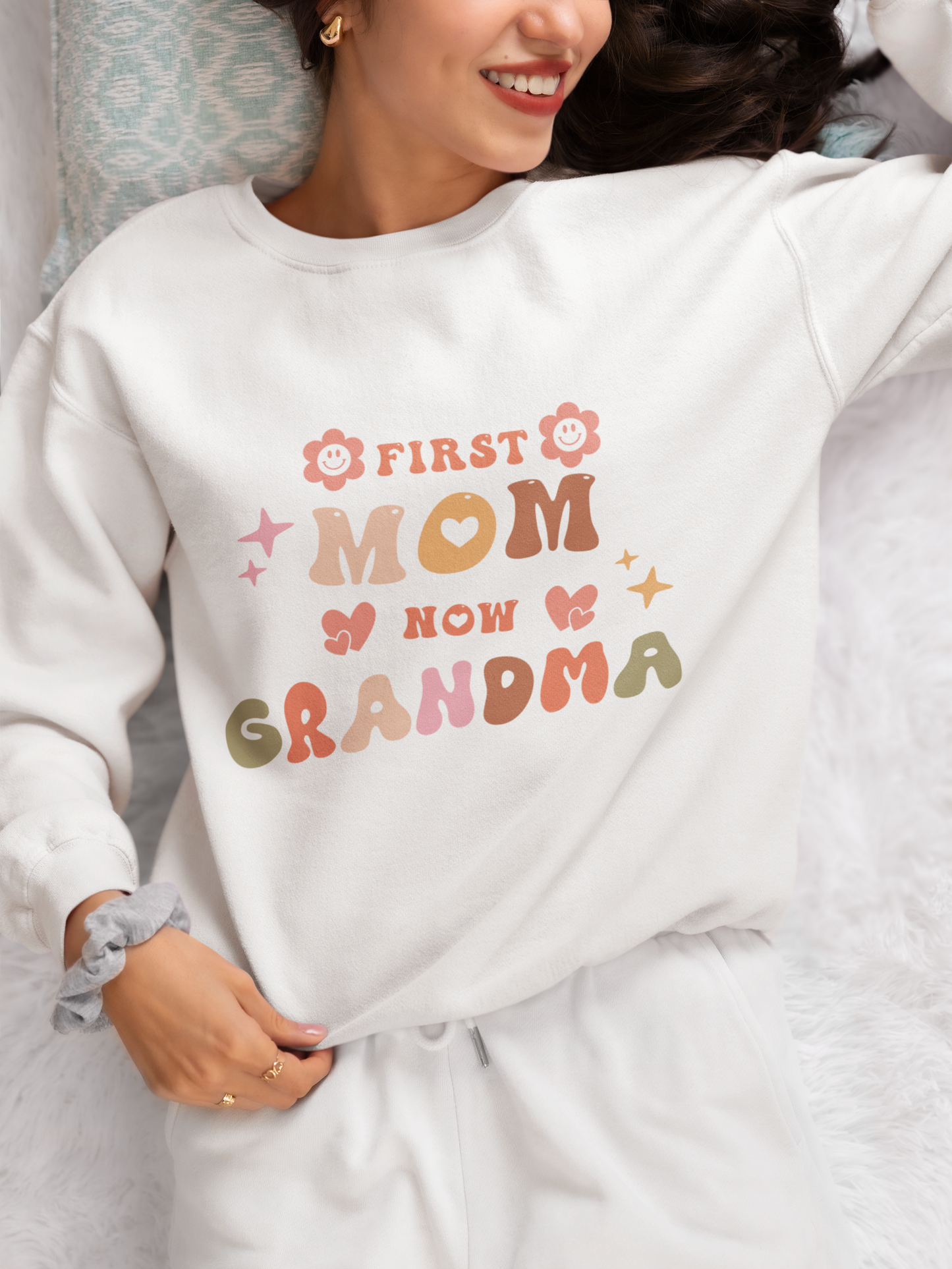 First Mom Now Grandma Shirt, New Grandma Shirt, Mom And Grandma Shirt, Mothers Day gift