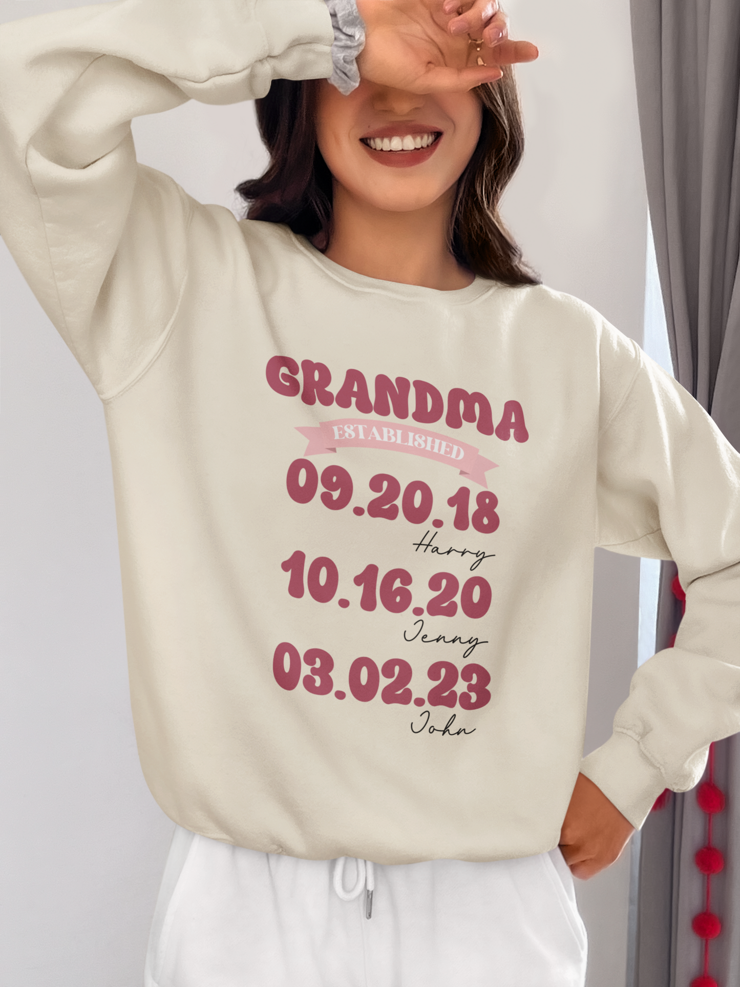 Personalized Mom Grandma Shirt, Mom Est Grandma Est Custom Tshirt, Mother's Day Gift for Grandma Tee, Grandma To Be Shirt, Mom Nana Established Tee