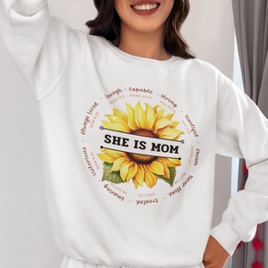 Sunflower Custom Name Shirt, Best Customized Shirt For Mom, Custom Gift Shirt For Mom, Floral Personalized Shirt