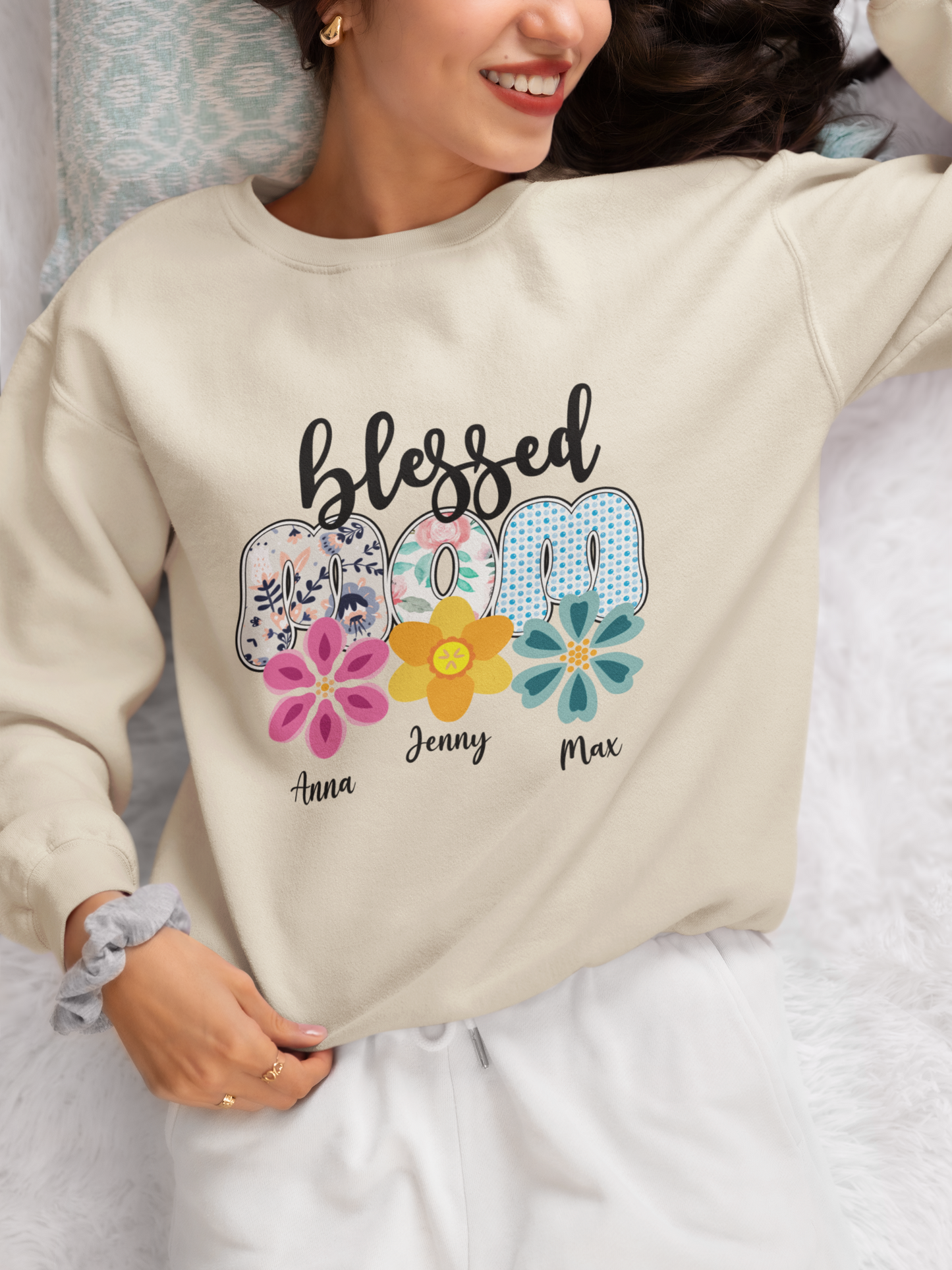 Mother's Day Shirt, Mom's Gift Shirt For Mother's Day, Comfort Color Mama Flowers Shirt, Plant Flowers Mom Shirt, Blessed Mom Shirt, Mother's Day Personalized Name Shirt, Floral Mother's Day Shirt, Personalized Flower Name Shirt, Floral Mama Shirt
