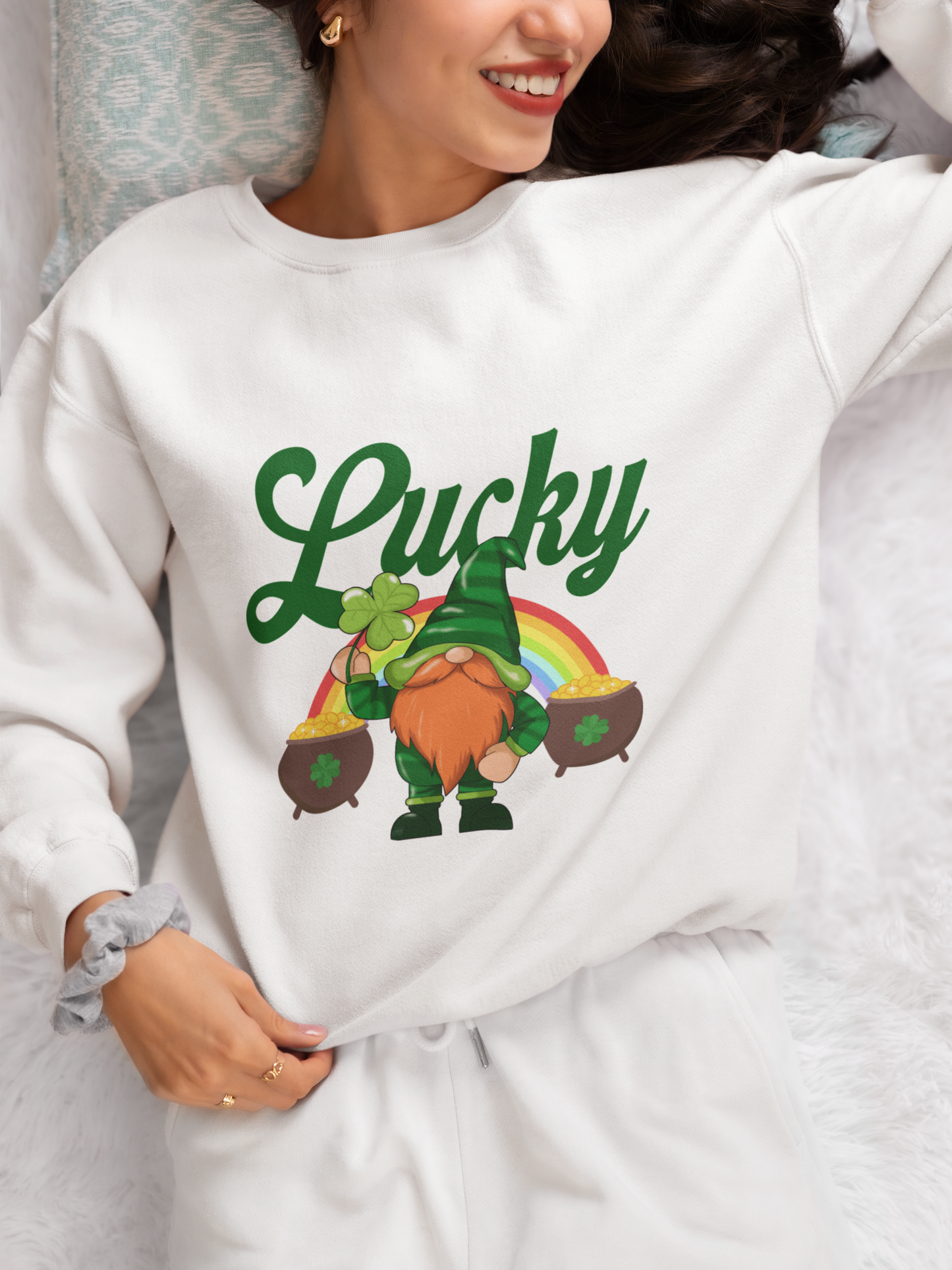 Lucky Gnomes Shirt, Lucky Clover Shirt, Irish Gnome Shirt, Shamrock Shirt, Gnomes Clover Shirt, Happy St Patrick's Day Shirt, Irish Clover