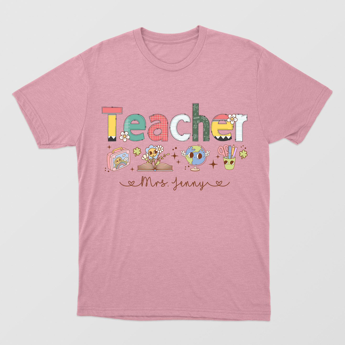 Custom Teacher Shirt, Personalized Teacher Name Shirt, Back to School Gift, Group Teacher Shirts, Elementary Teacher Shirt First Day