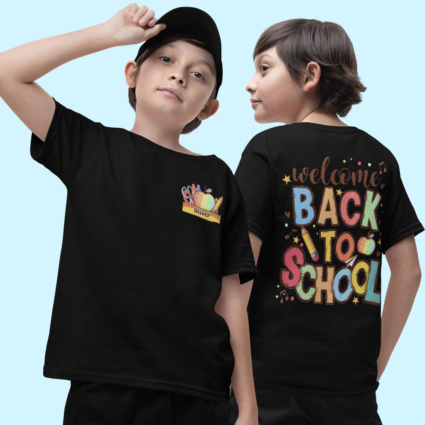 Welcome Back To School 2024 Shirt, Custom Kid's Name Shirt, Funny Back To School Shirt, Custom School Shirt