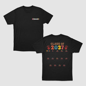 Custom Back To School Shirt For Kid, Class Of 2037 Shirt, From Pre-K To 12th Grade Shirt, Personalized School Shirt For Kids, Kid's Shirt