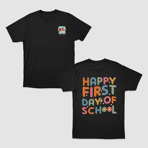 Happy First Day Of School Shirt, Custom School Shirt For Kids, Back To School 2024 Shirt, Kid's Shirt