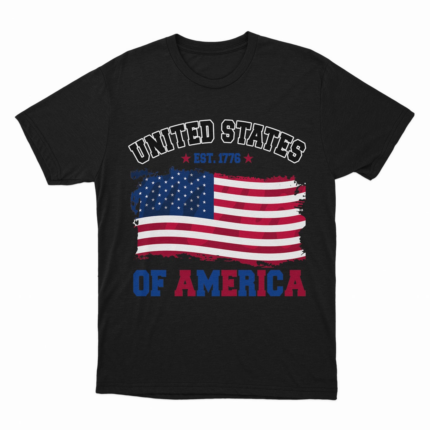 Unisex United States of America sweatshirt, USA Flag Sweatshirt, Patriotic Shirt, American Sweatshirt, USA vintage 1776, 4th of July T-Shirts,  Land of The Free Shirt