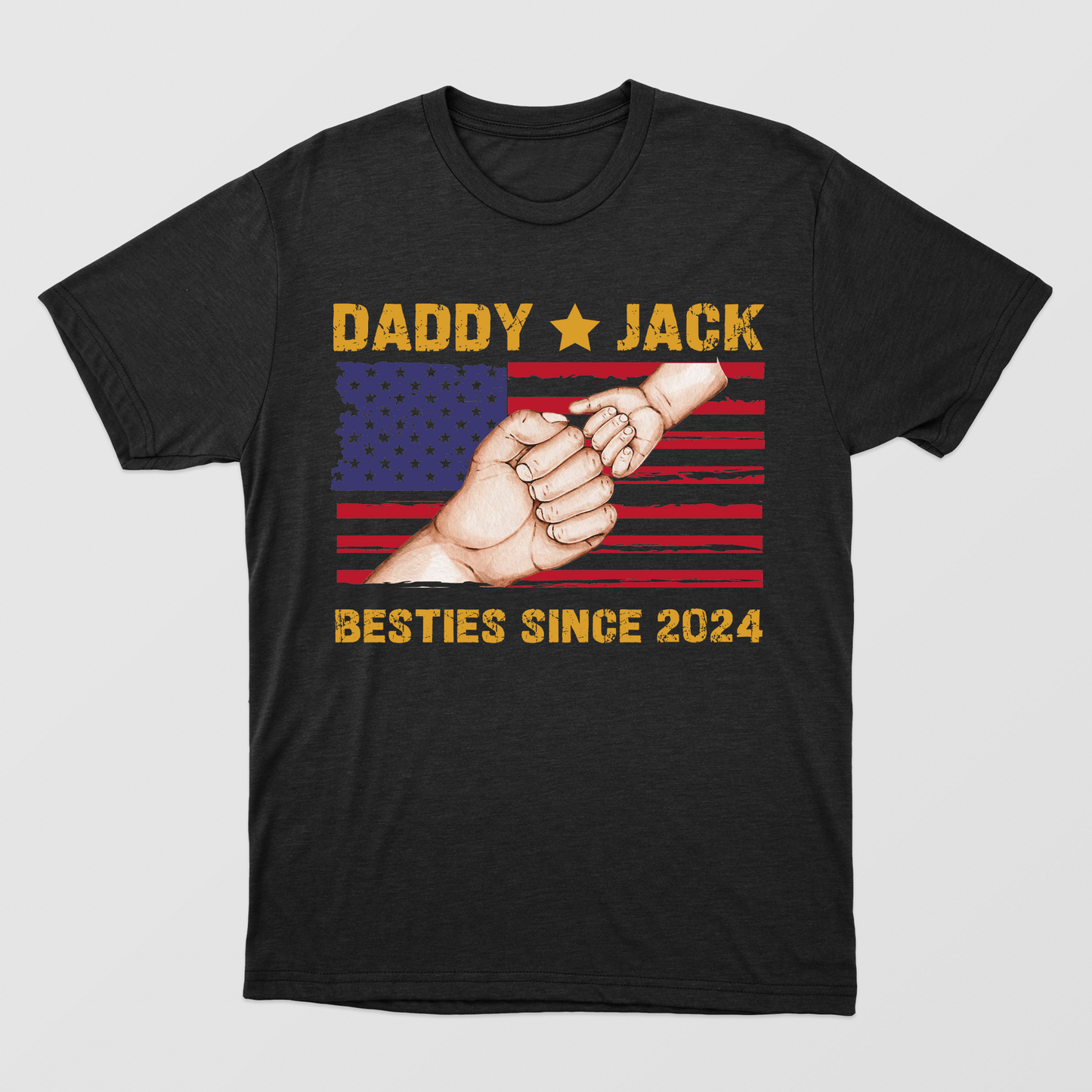 Personalized Grandpa Shirt Fist Bump Matching Father, Grandpa Since Year Grandpa Shirt With Grandchild Names, Fathers Day Shirt For Grandpa, Best Dad Ever, Dad Shirt