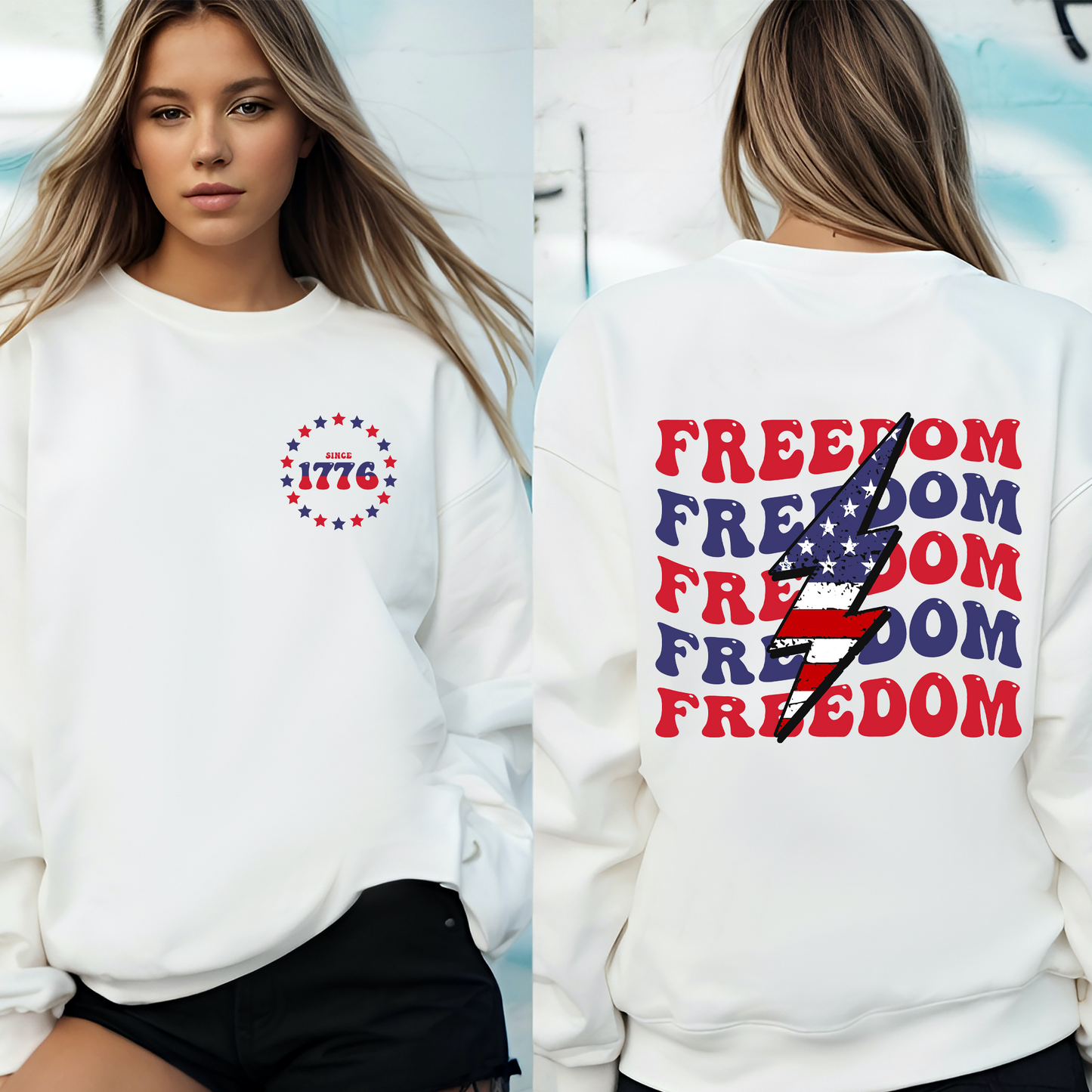 Freedom America 1776 Shirt, 1776 USA Flag Flower Shirt, 4th Of July Flag Shirt, Independence Shirt, Trend USA Shirt