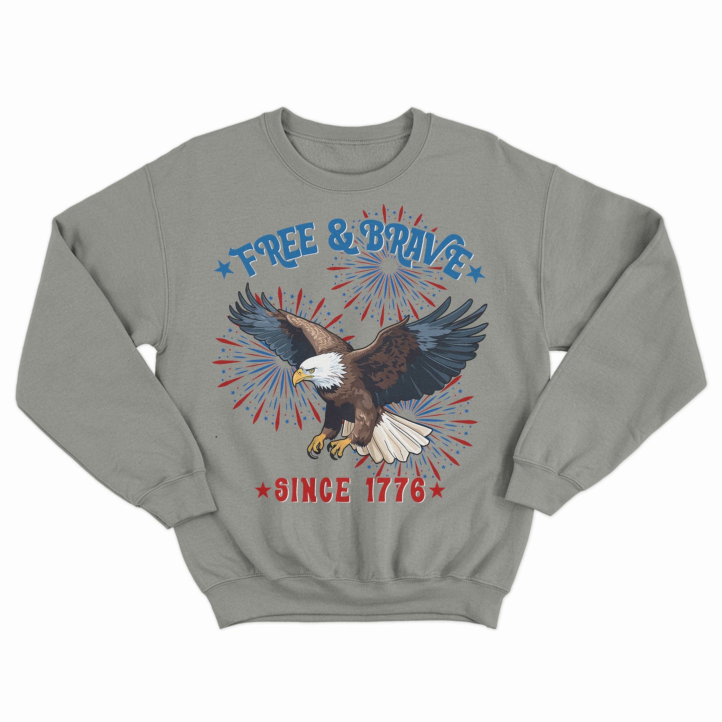 Free and Brave since 1776 shirt, 4th of July T-Shirts, USA 1776 Shirt, Patriotic USA T-Shirt, United States of America Shirt