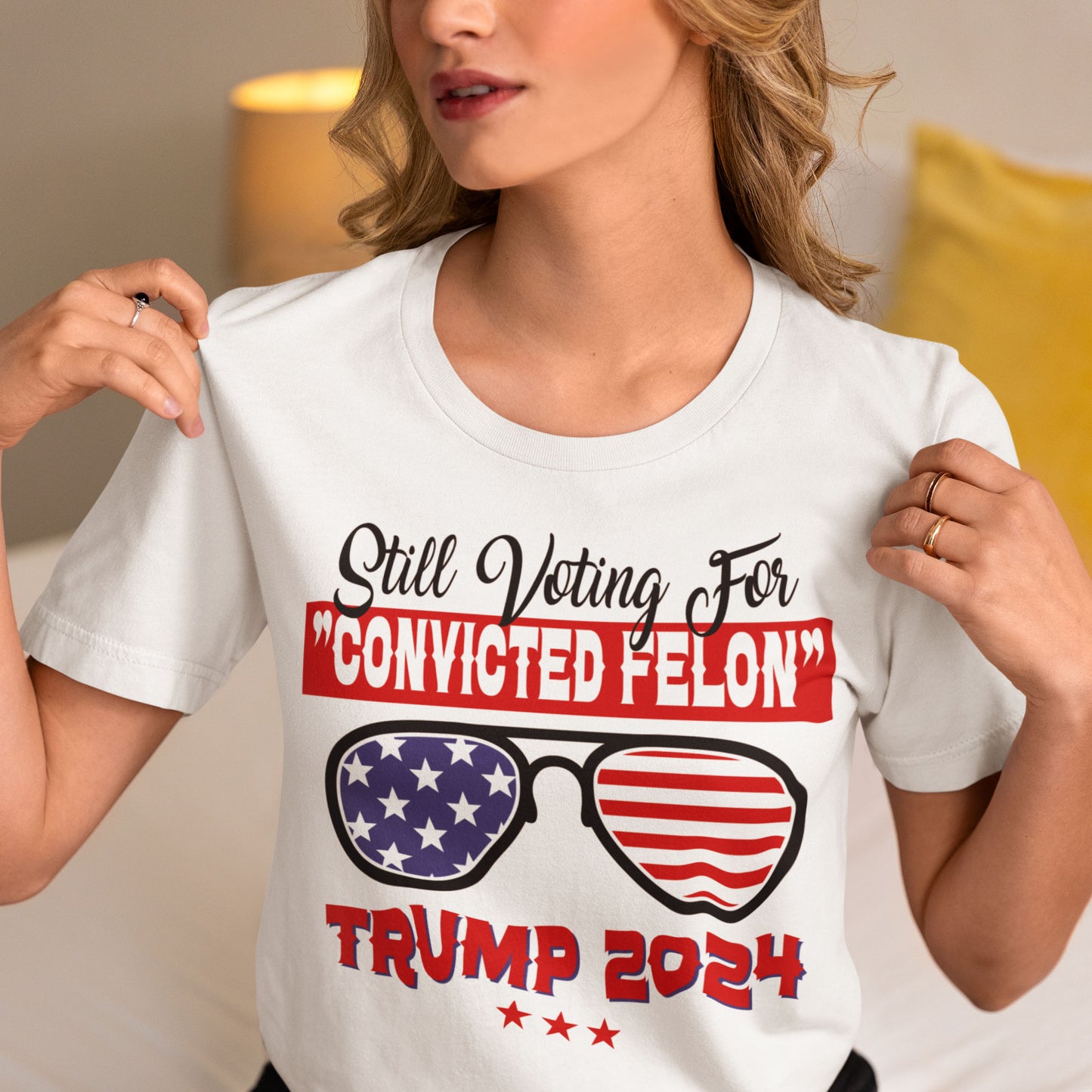 Still Voting For The Convicted Felon Shirt, Felon Trump 2024, Felon Shirt, Funny US Election 2024, US Sunglasses Shirt, Republican Donald Daddy Shirt