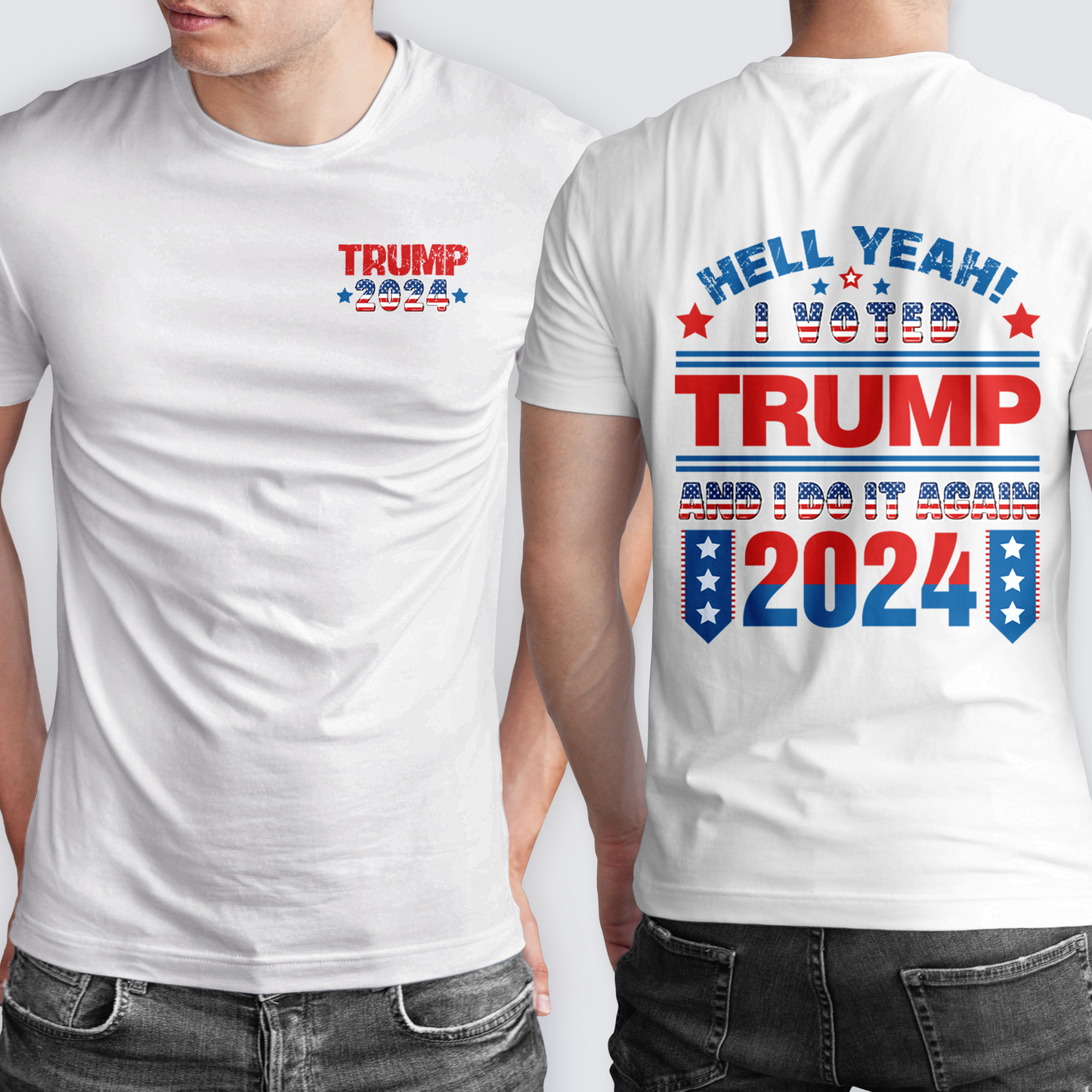 Hell Yeah I Vote Trump Again Shirt, Trump President Shirt, US Election 2024 Shirt, Voting 2024 Shirt