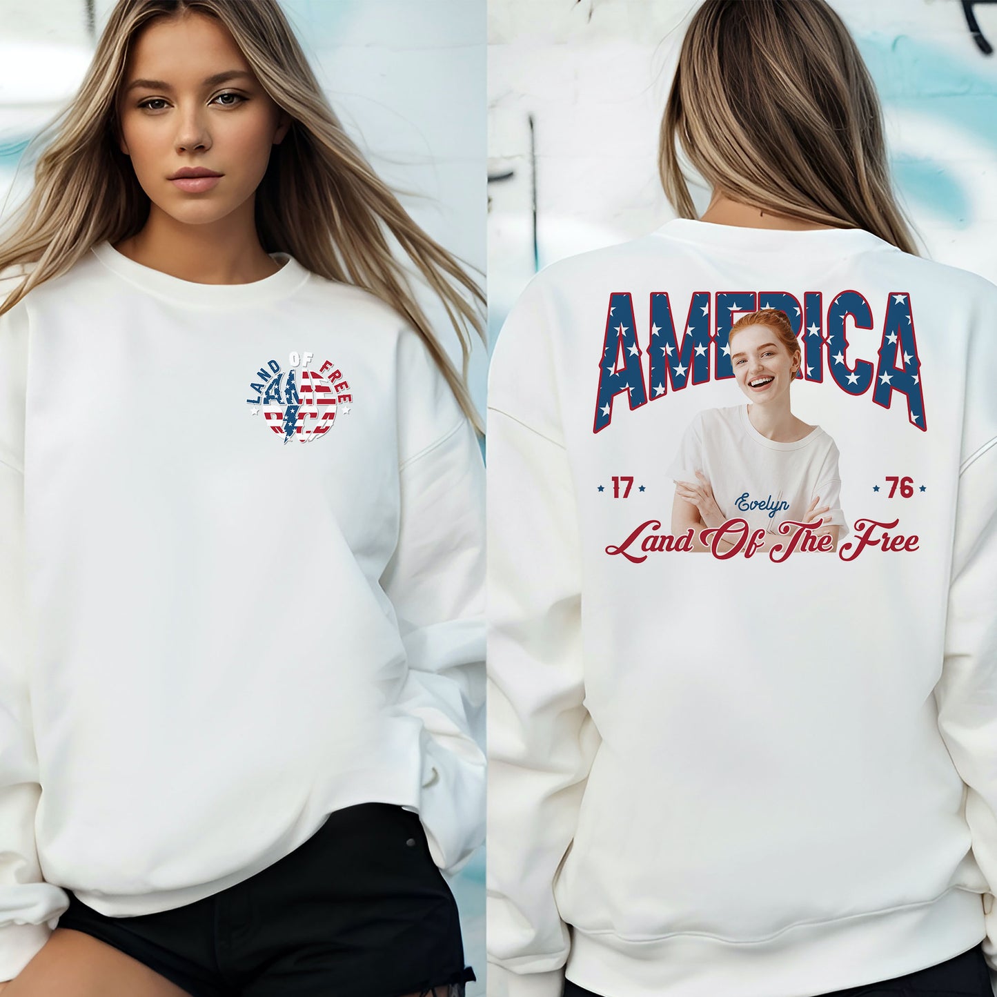 Land Of The Free Shirt, Happy 4th July Shirt, Custom Independence Day Shirt