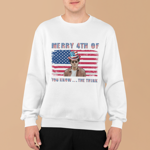 Merry 4th Of July Shirt, Independence Day Shirt, Funny Custom Shirt, American Hat Shirt, America Anniversary Shirt