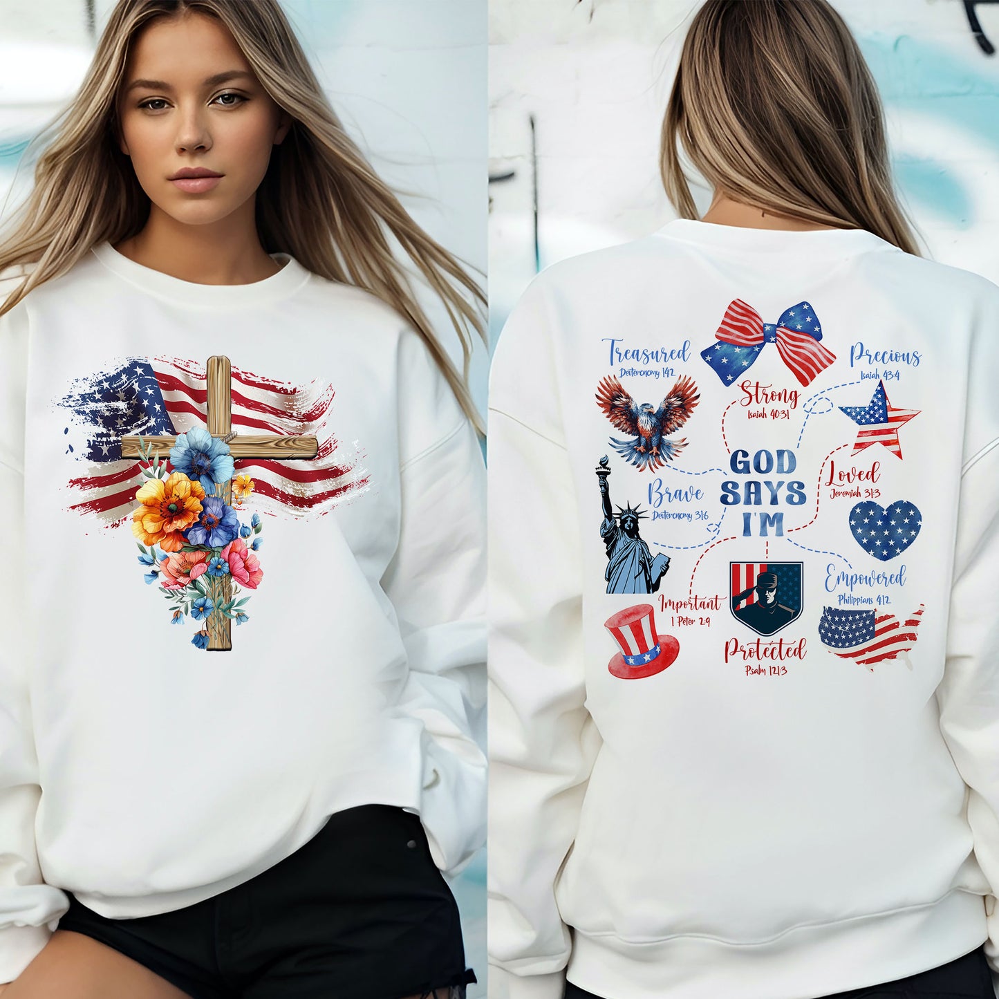 Coquette God Says I'm Shirt, 4th July Anniversary Shirt, American God Shirt, Blessed Shirt, Independence Day Shirt