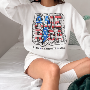 4th July Shirt, Custom Name Shirt For 4th July Shirt, Patriotic American Shirt