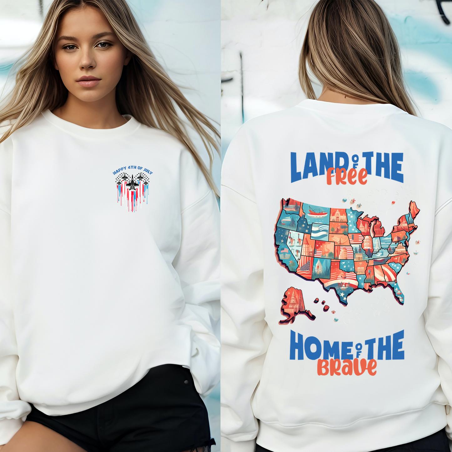 Happy 4th July Shirt, Land Of The Free Shirt, Home Of The Brave Shirt, US 1776 Shirt