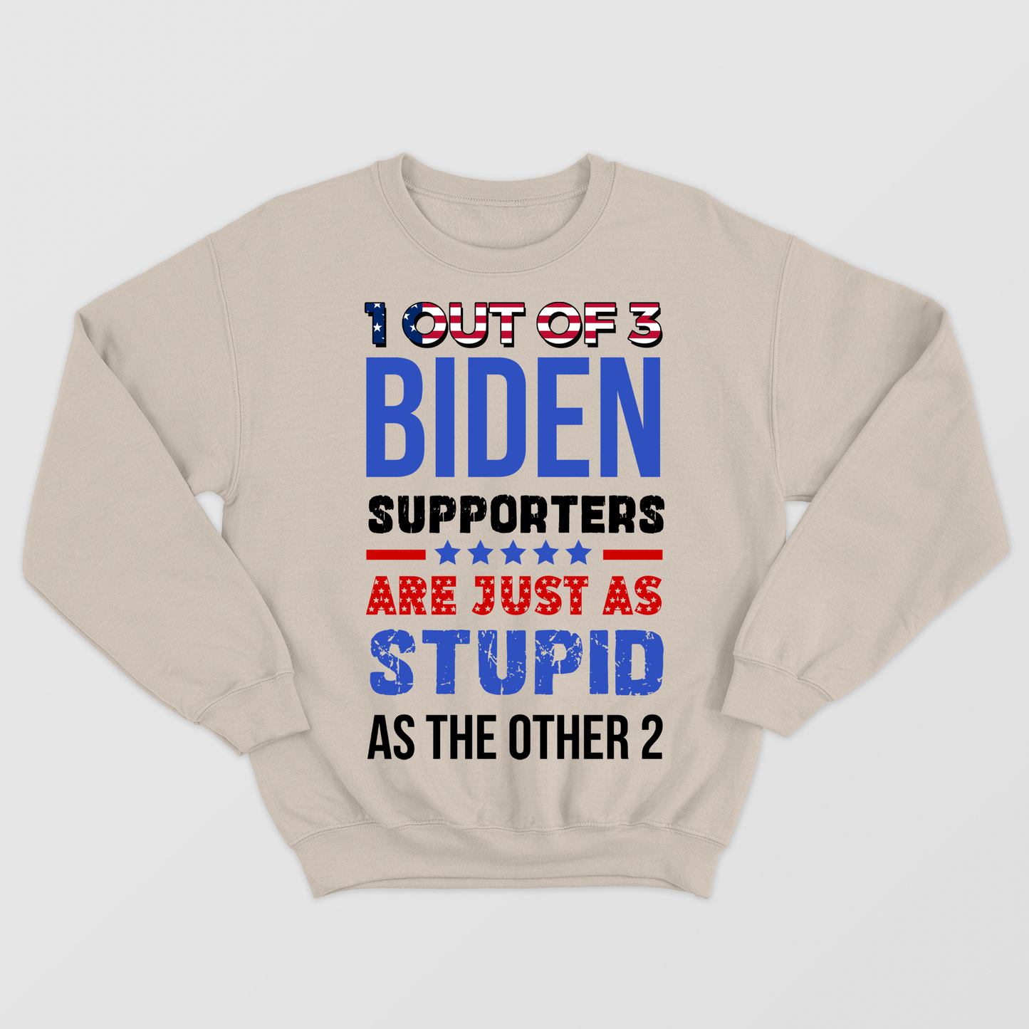 1 Out Of 3 Biden Supporters Are As Stupid As The Other 2 Shirt, US Election 2024 Shirt