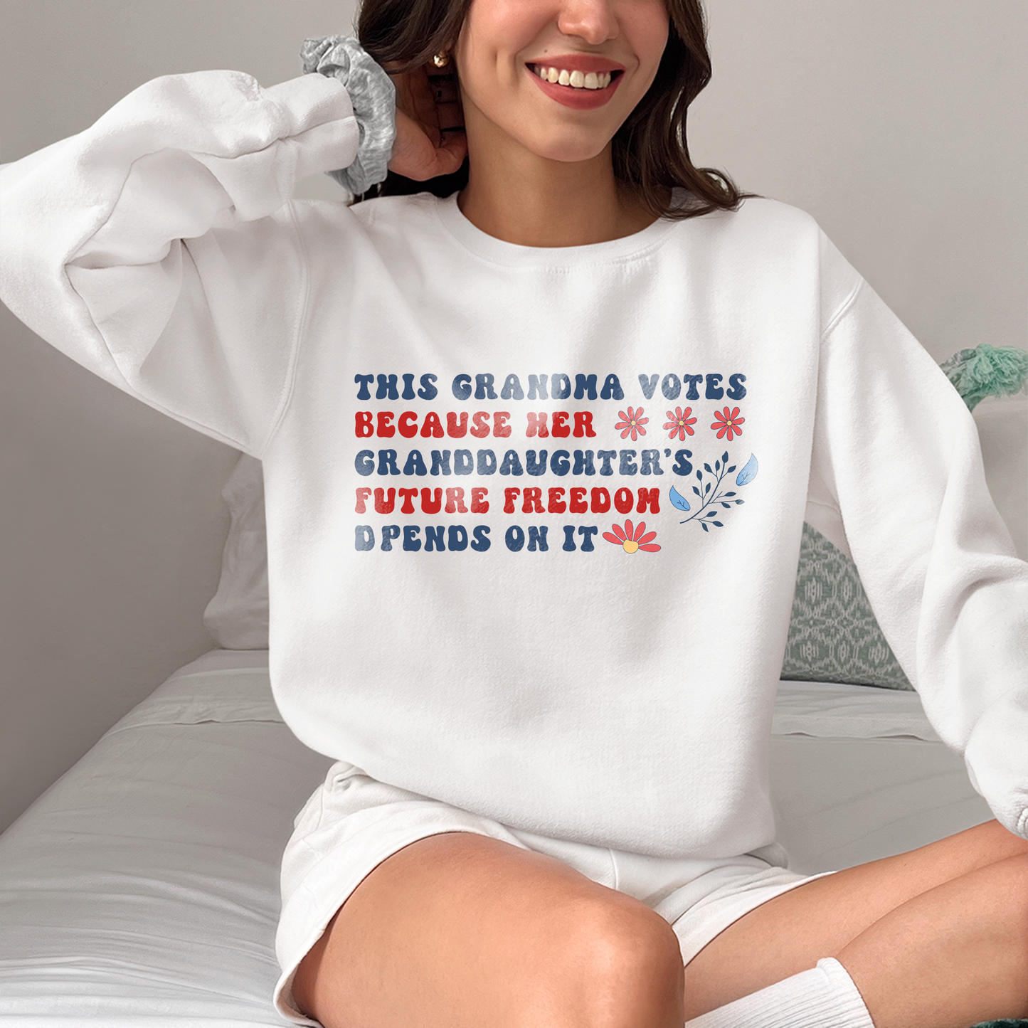 Funny Voting 2024 Quote Shirt, Vote Like Your Granddaughter's Rights Depend On It Shirt, Election 2024 Shirt