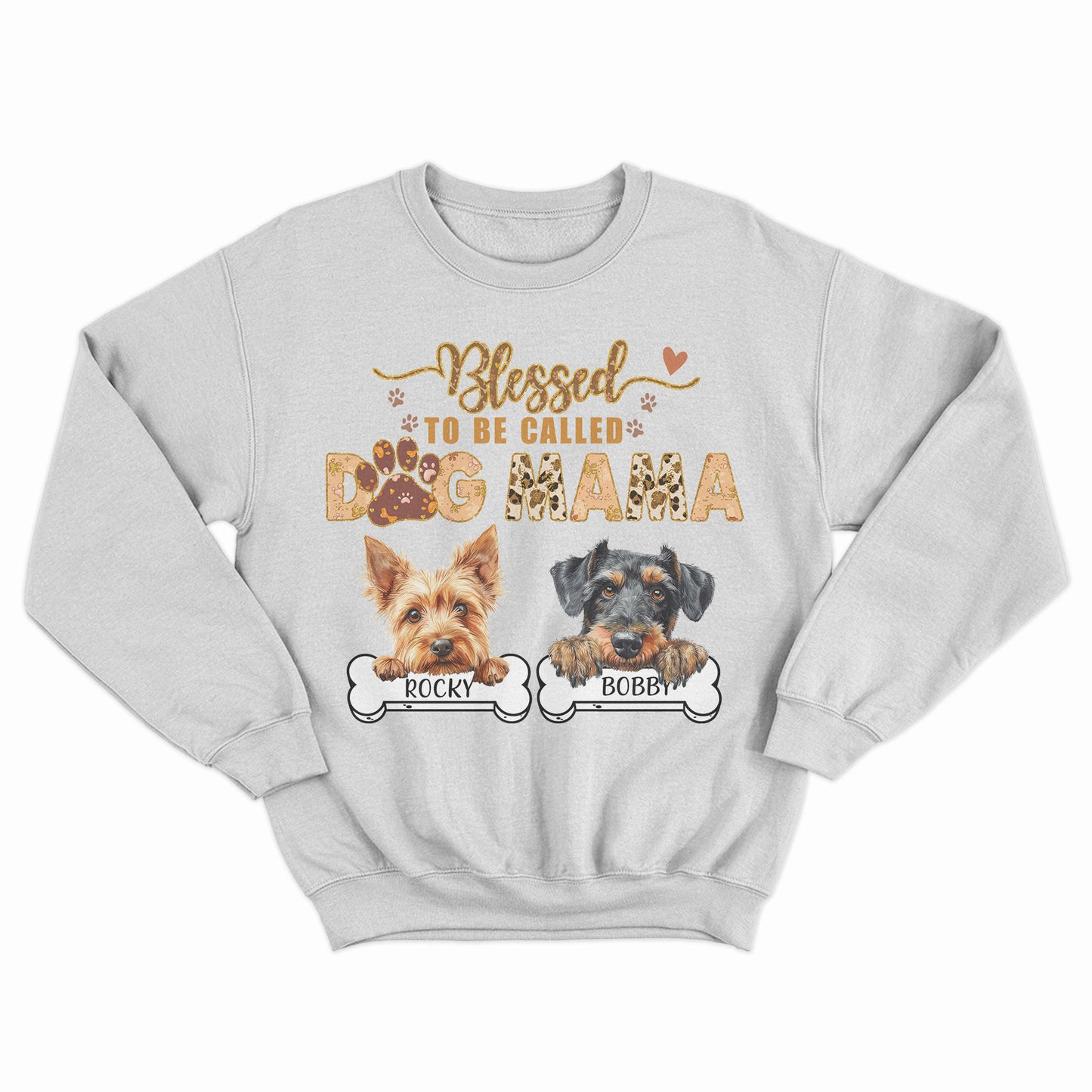 Blessed To Be Call Mama Shirt, Customized Mother's Day Shirt, , Personalized Dog's Name Shirt, Cute Mother's Day Mom Shirt, Personlized Gifts Custom Dog Shirt For Mom, Best Mother's Day Gift Idea