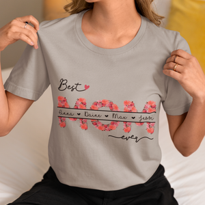 Retro Best Mom Ever Sweatshirt, Mommio Lover Sweatshirt, Best Mom Ever Sweatshirt, Gift for Mom Sweatshirt, Retro Mom Sweatshirt, Custom Mama Shirt, Mom Shirt With Names, Personalized Mama T-shirt
