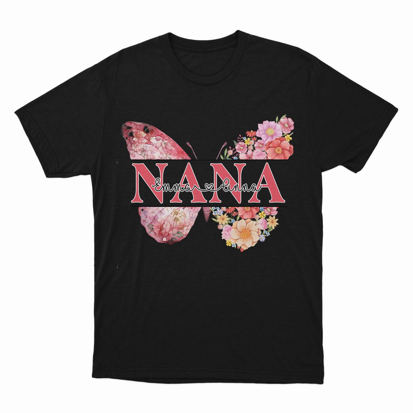 Butterfly Mama Mimi Nana Gigi Grandma Shirt, Floral Mama Shirt, Mom Shirt, Mom Life Shirt, Mom Shirt With Names, Personalized Mama T-shirt, Custom Mama Shirt, Mother's Day Shirt, Mama With Children Names Tee