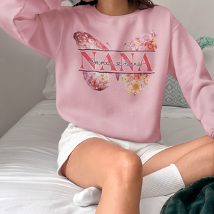 Butterfly Mama Mimi Nana Gigi Grandma Shirt, Floral Mama Shirt, Mom Shirt, Mom Life Shirt, Mom Shirt With Names, Personalized Mama T-shirt, Custom Mama Shirt, Mother's Day Shirt, Mama With Children Names Tee