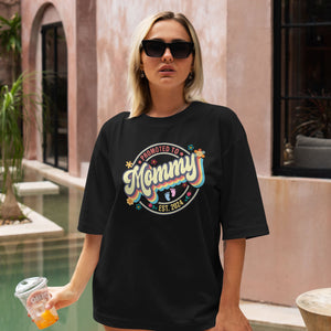Promoted To Mommy Shirt, Baby Anouncement Shirt, Establish Baby Shirt, Mom Est 2024 Shirt, Soon To Be Mother Shirt, Mother's Day 2024 Shirt, Floral Mother's Day Shirt, Retro Vintage Shirt, Best Gift For Future Mom, Mama Baby Shirt, Baby's Gender Shirt