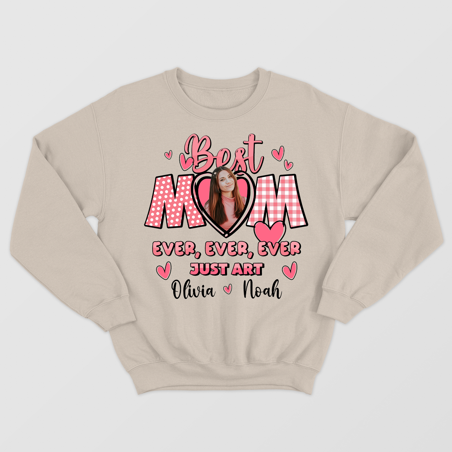 Best Mom Ever Shirt, Custom Name For Mother's Day Shirt, Happy Mother's Day Shirt, Custom Kid's Name Shirt, Best Mother's Day Gift Idea, Mama Baby Shirt, Personalized Photo For Mother Shirt, Custom Name Shirt, Custom Photo Shirt