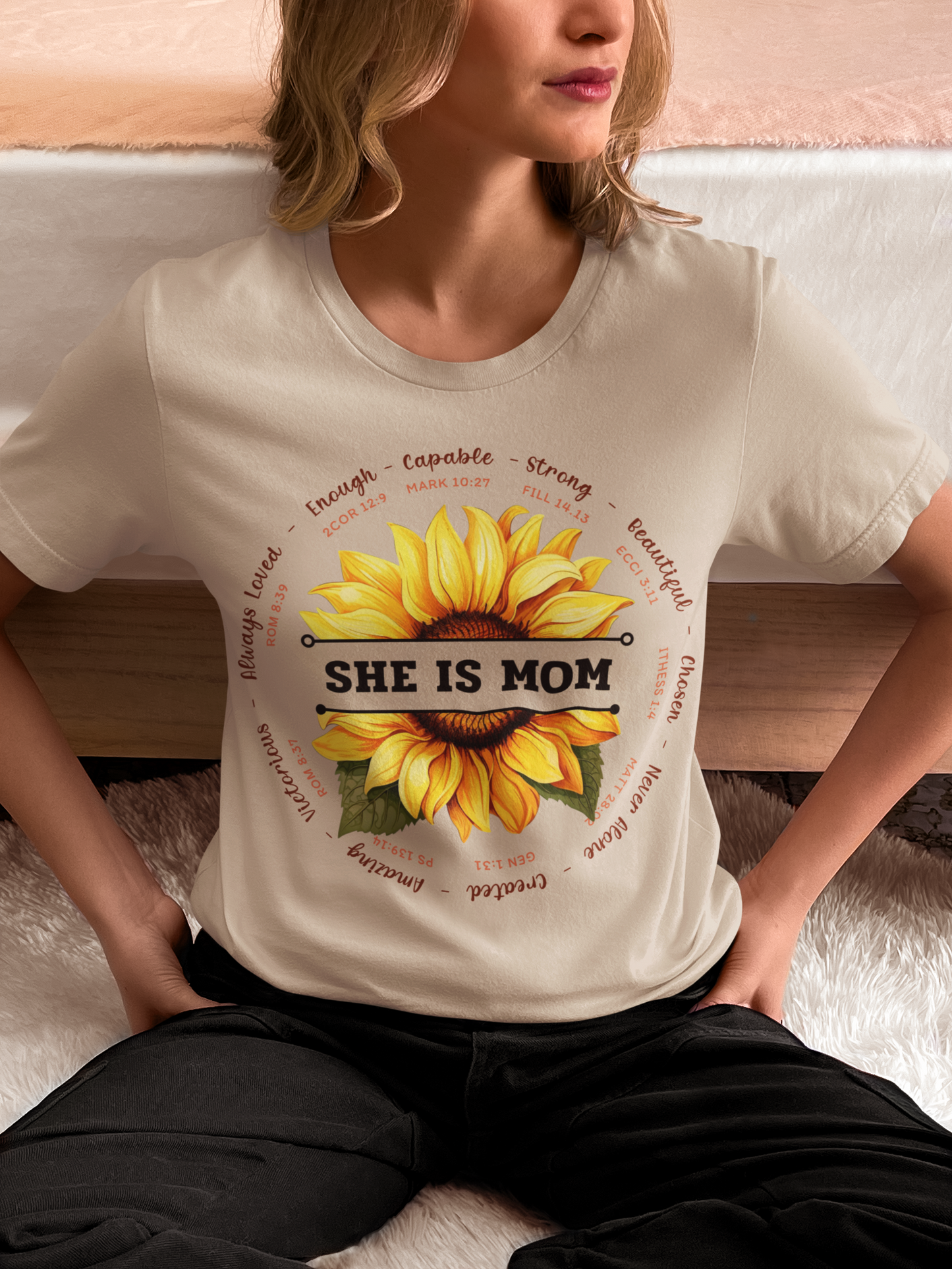 Sunflower Custom Name Shirt, Best Customized Shirt For Mom, Custom Gift Shirt For Mom, Floral Personalized Shirt