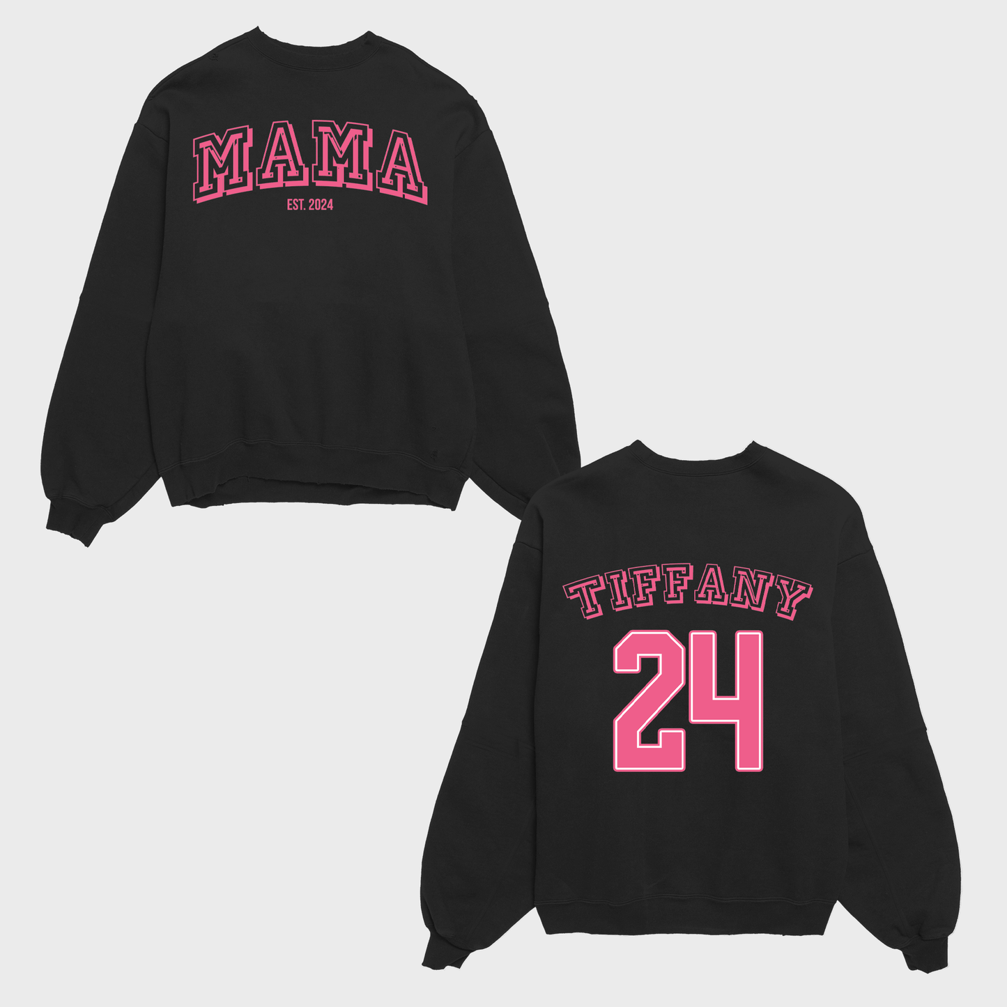 Sweat Shirt For Mother's Day, Promoted To Mom Shirt, Future Mom Shirt, Mother's Day 2024 Shirt, Mom Life Shirt, Baby Announcement Shirt, Customized Number Jersey Shirt, Custom Name Mother's Day Shirt, Mama Baby Shirt