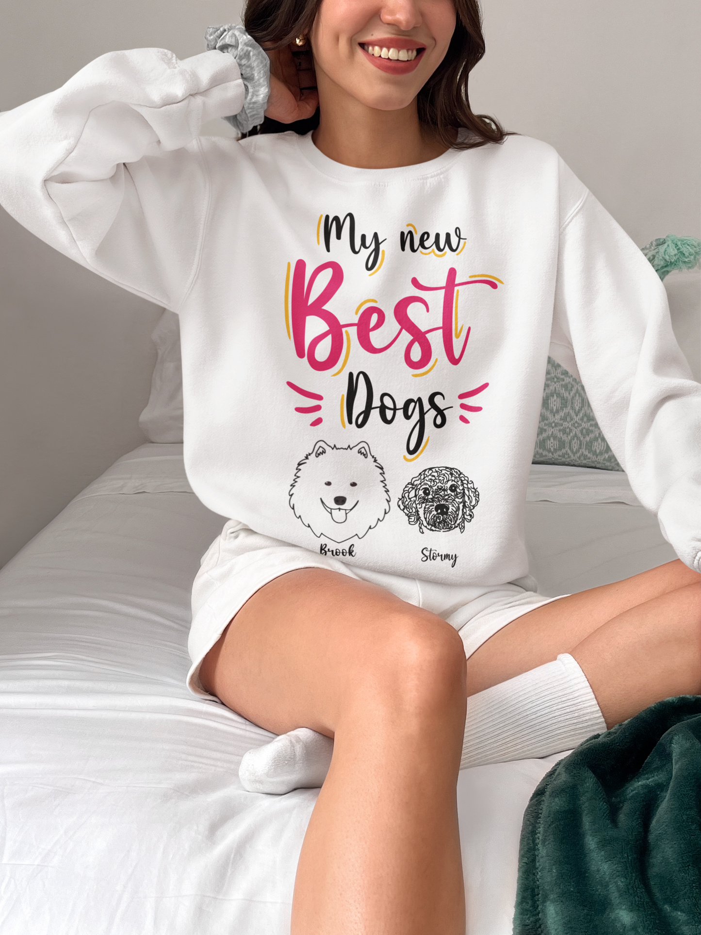 My New Best Dog Shirt, Custom Dog Shirt, Best Gift Idea For Dog Mom, Personalized Dog Name Shirt, Gift Fow Who Loves Dog, Dog Lovers Gift Shirt, Funny Dog Mom Shirt, Personalized Dog's Name Shirt, Dog Mom Holic Shirt