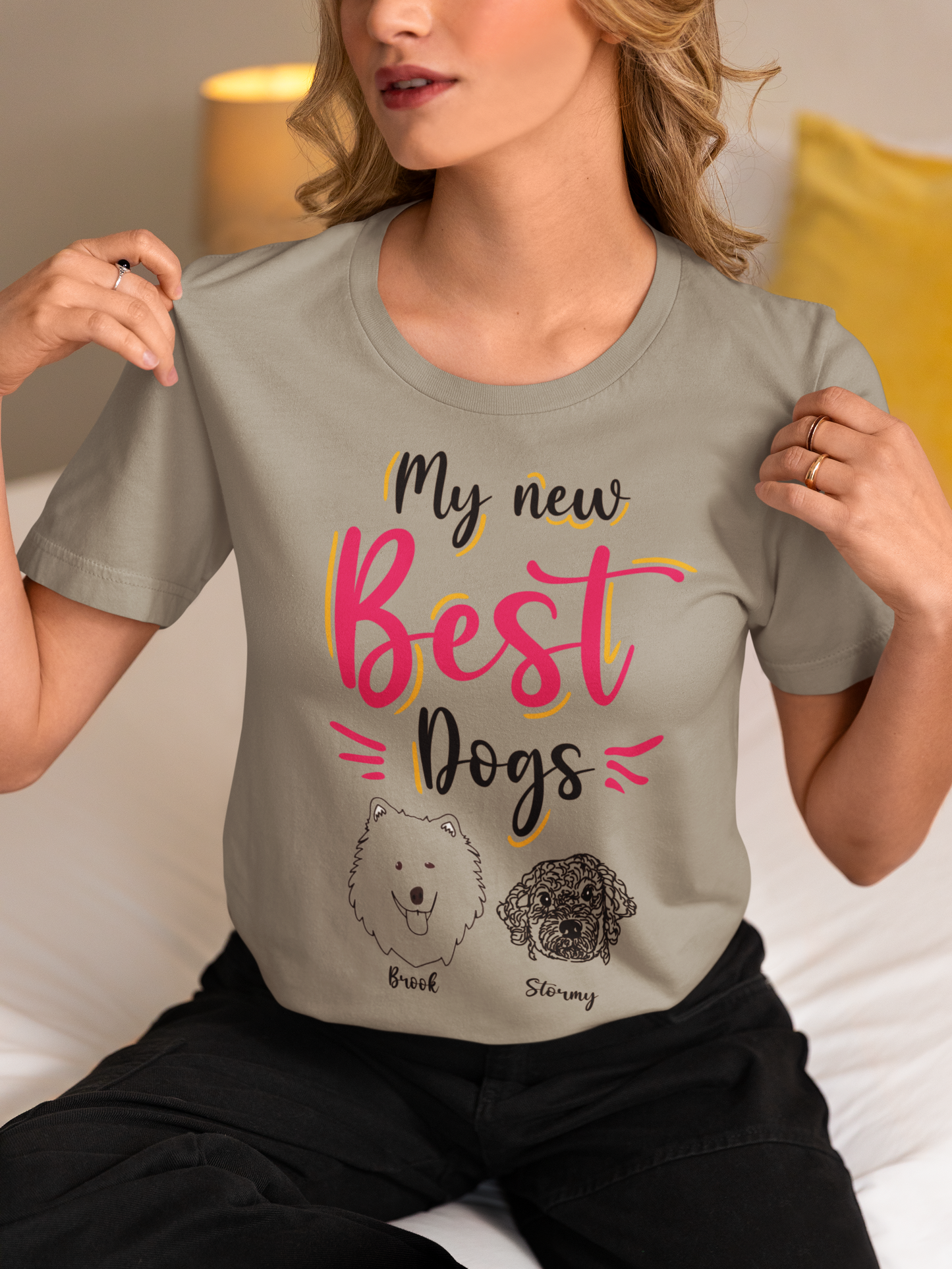 My New Best Dog Shirt, Custom Dog Shirt, Best Gift Idea For Dog Mom, Personalized Dog Name Shirt, Gift Fow Who Loves Dog, Dog Lovers Gift Shirt, Funny Dog Mom Shirt, Personalized Dog's Name Shirt, Dog Mom Holic Shirt