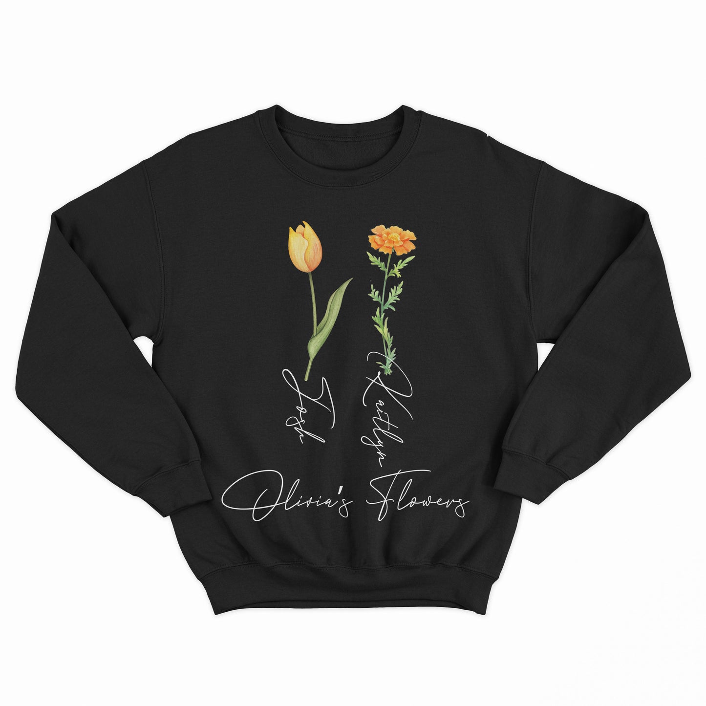 Custom Child Shirt For Mom, Customized Floral Name T Shirt for Mom, Retro Child Name Flower Shirt, Minimalist Mommy Shirt, Gift For Mama