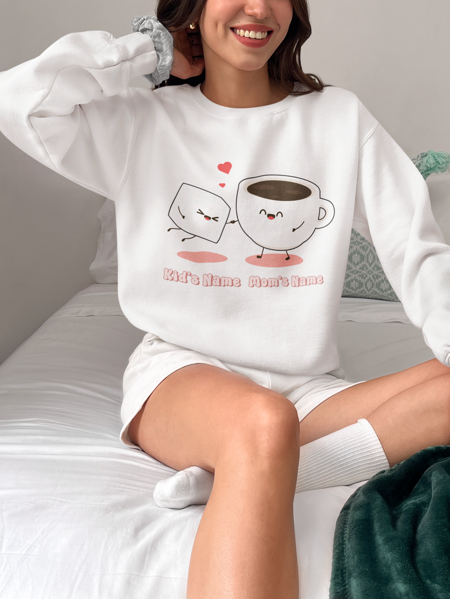 Funny Personalized Tea Cup Shirt, Funny Tea Cup Shirt For Mother's Day, Funny Tea Cup Clipart Shirt, Personalized Kid's Name Shirt, Customized Mother's Name Shirt, Funny Gift Idea Shirt For Mother's Day