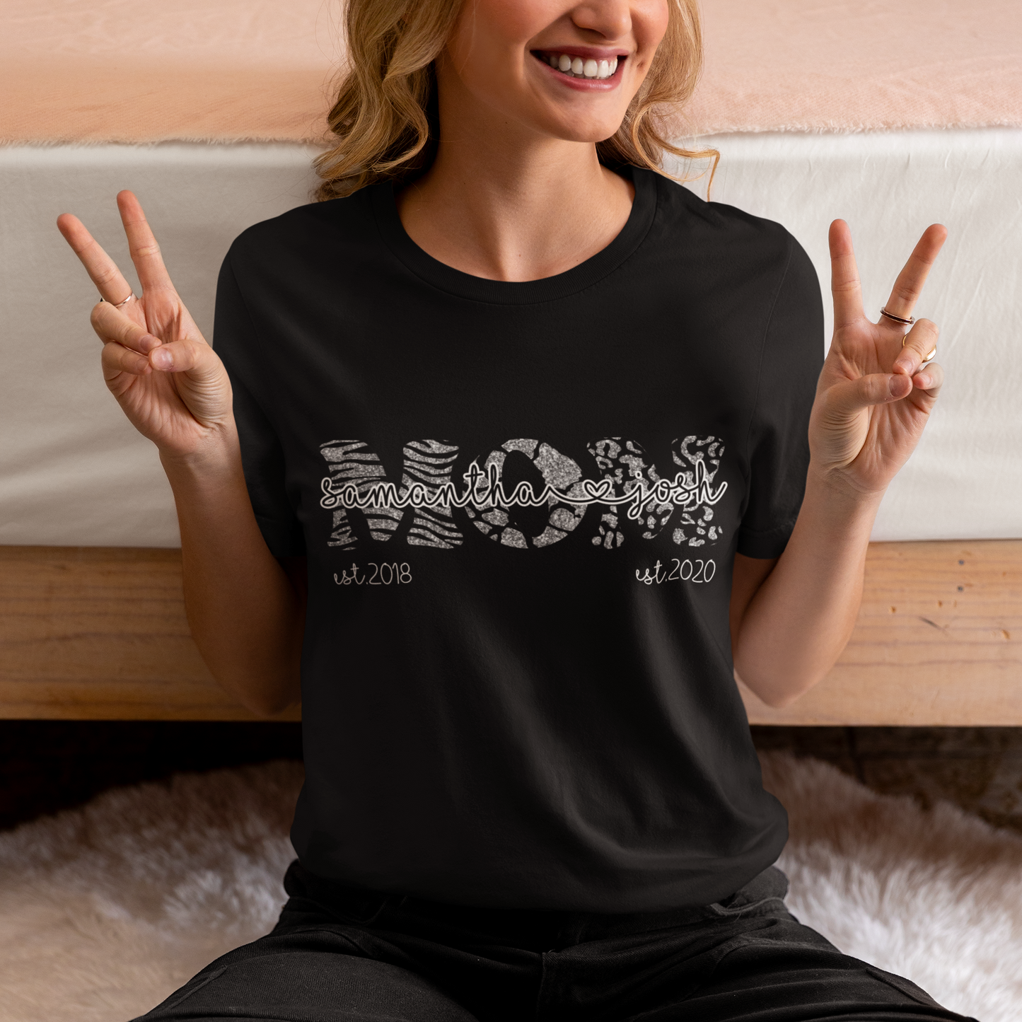 Personalized Mom Shirt, Mother's Day Shirt, Est Since Mama T Shirt, Custom Name And Year Shirt, Children Birthday Shirt, Best Mommy Shirt