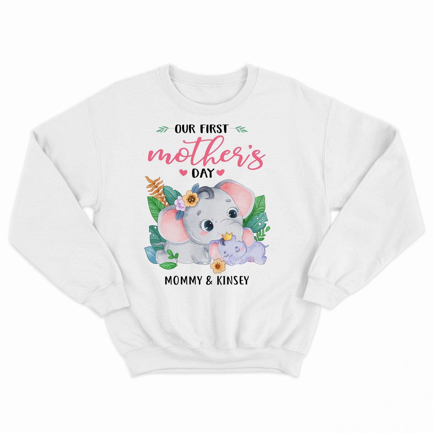 Our First Mother's Day Shirt, Customized Shirt For Mother's Day, Cute Animal Mother And Kids Shirt, Persnalized Animals Shirt, First Mother's Day Shirt, Mother's Day 2024 Shirt