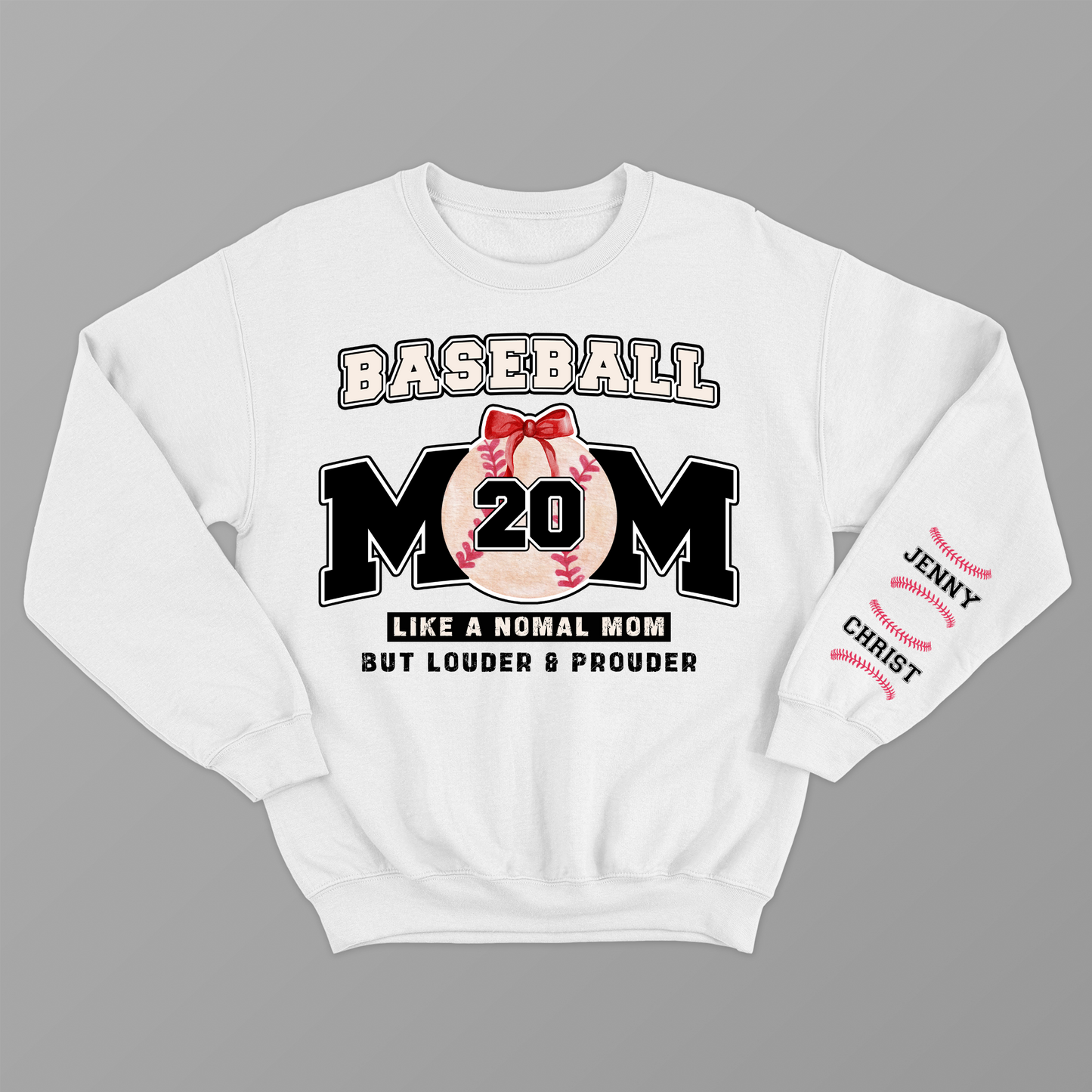 Personalized Baseball Mom Shirt With Kids Name, Custom Children Name On Baseball Mom Shirt,  Your Name Number, Baseball Mama Shirt, Personalized Baseball Tee
