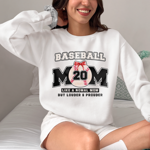 Personalized Baseball Mom Shirt With Kids Name, Custom Children Name On Baseball Mom Shirt,  Your Name Number, Baseball Mama Shirt, Personalized Baseball Tee