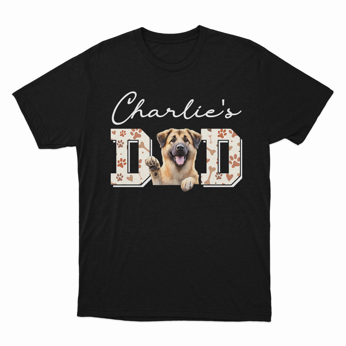 Dog Dad Shirt with Dog Names, Personalized Gift for Dog Dad, Custom Dog Dad Shirt with Pet Names, Dog Owner Shirt, Dog Photo Tee