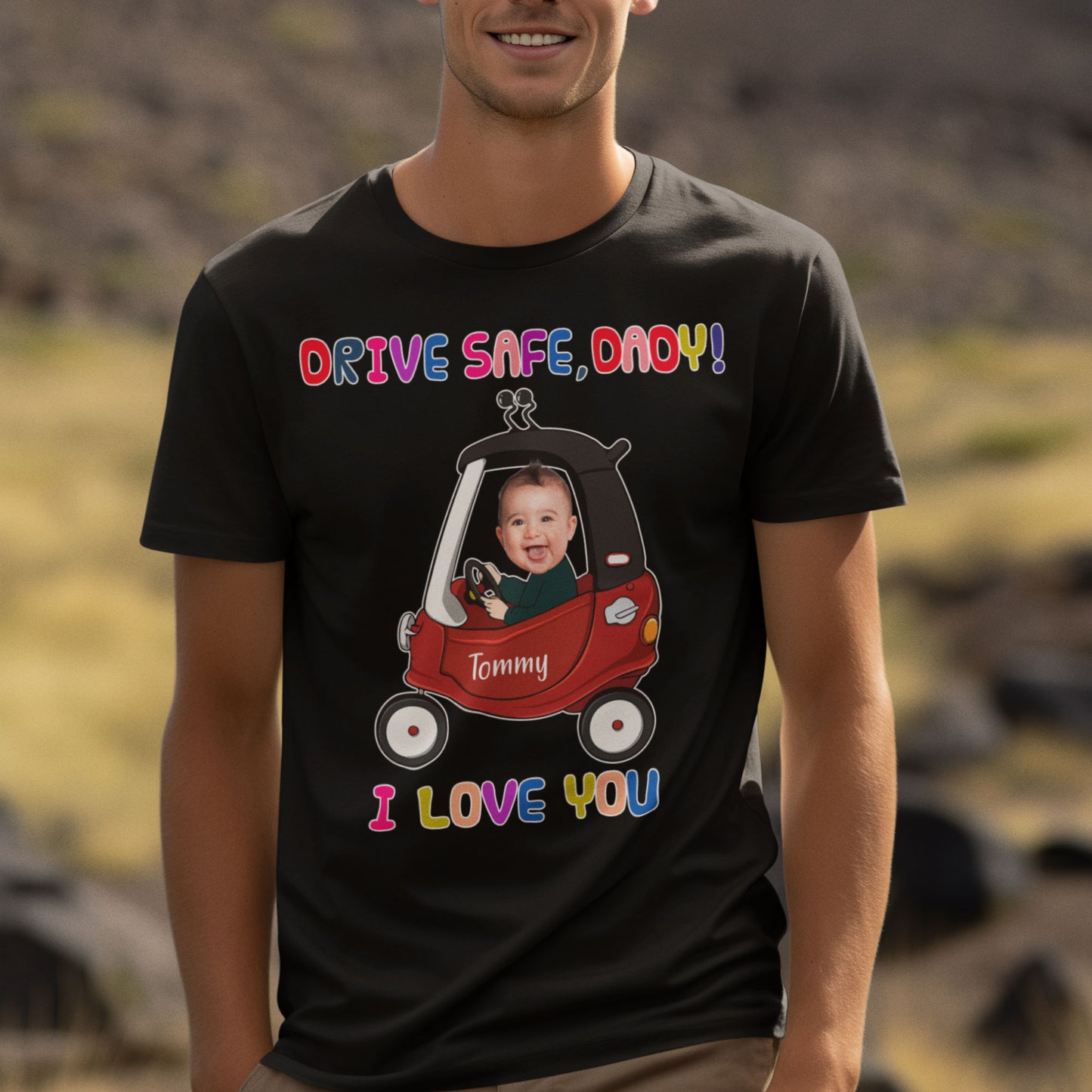 Drive Safe Daddy Shirt, Personalized Baby Shirt, Sarcasm Dad Shirt