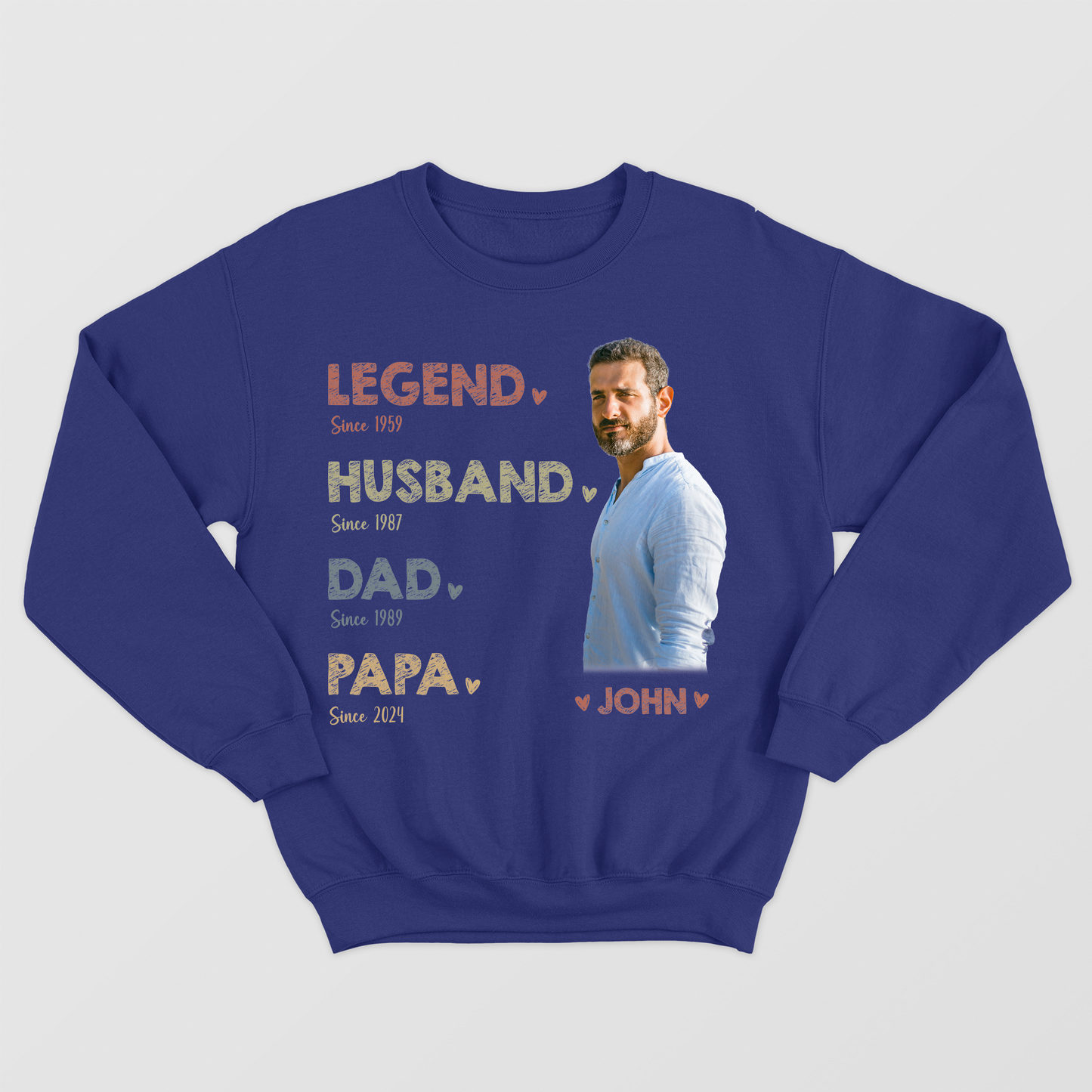 Legend Husband Daddy Grandpa Customized Shirt, Father's Day Shirt, Personnalized Legend Husband Dad Papa Shirt, Gifts for Grandpa