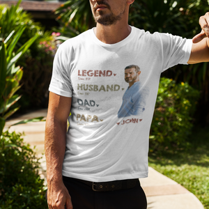 Legend Husband Daddy Grandpa Customized Shirt, Father's Day Shirt, Personnalized Legend Husband Dad Papa Shirt, Gifts for Grandpa