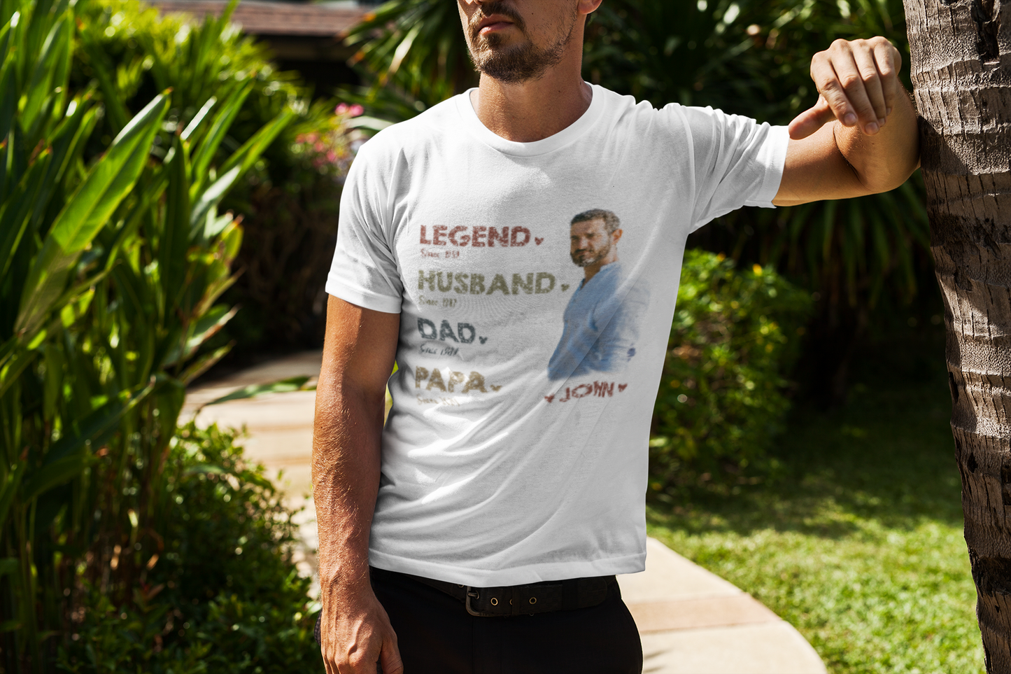 Legend Husband Daddy Grandpa Customized Shirt, Father's Day Shirt, Personnalized Legend Husband Dad Papa Shirt, Gifts for Grandpa