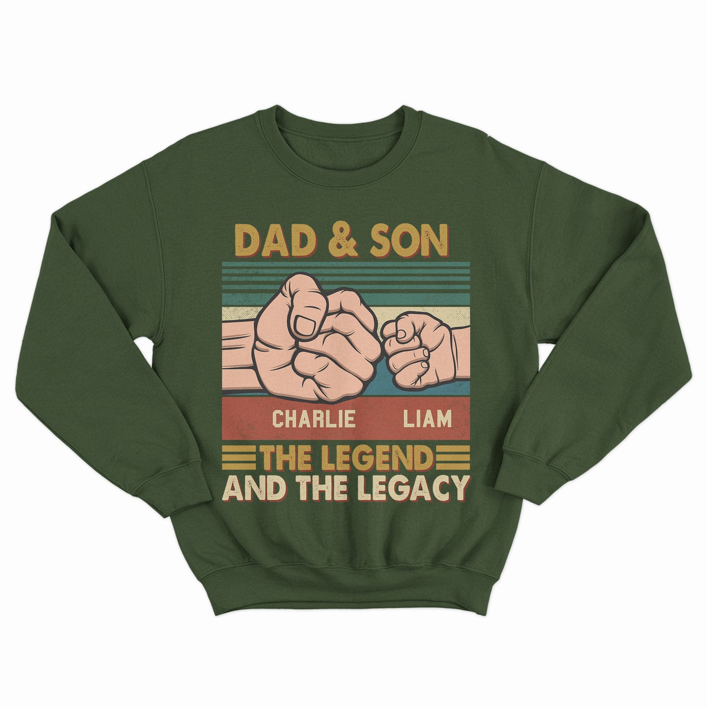 Dad And Son Shirt, The Legend The Legacy Shirt, Custom Shirt For Father's Day