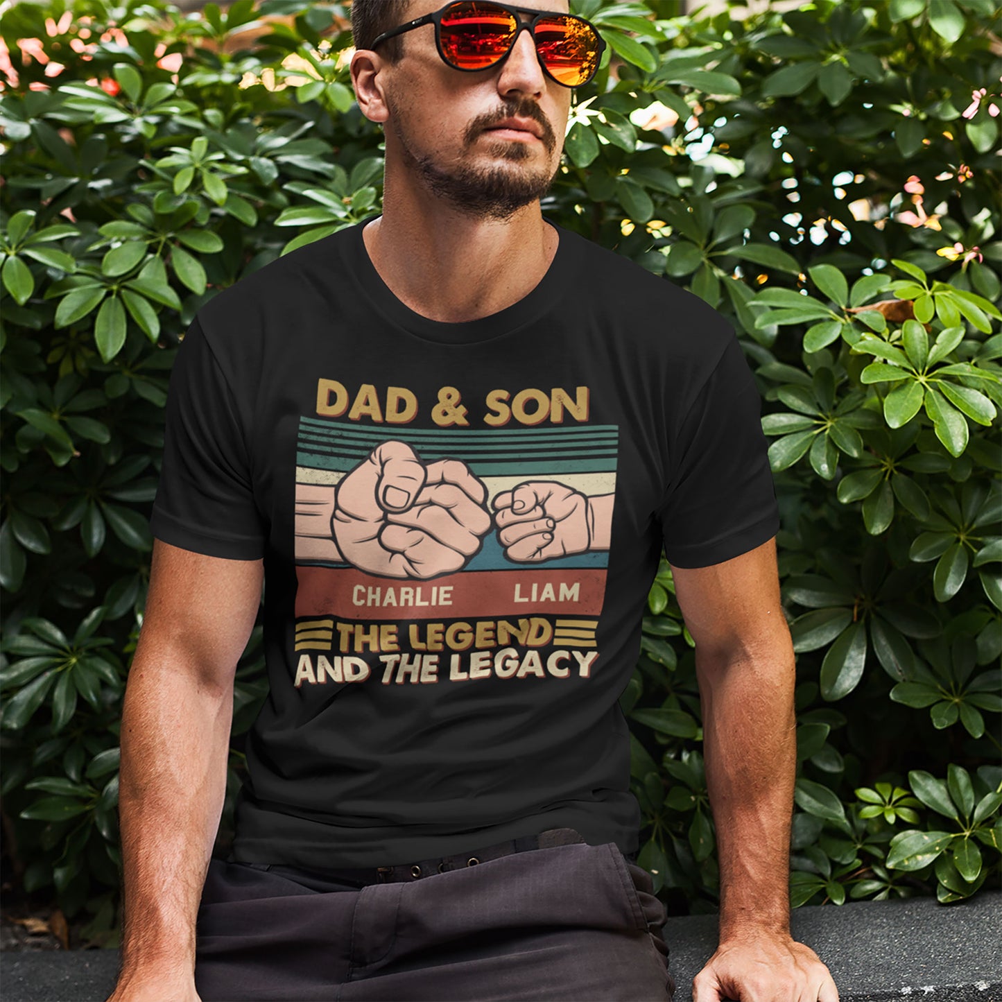 Dad And Son Shirt, The Legend The Legacy Shirt, Custom Shirt For Father's Day
