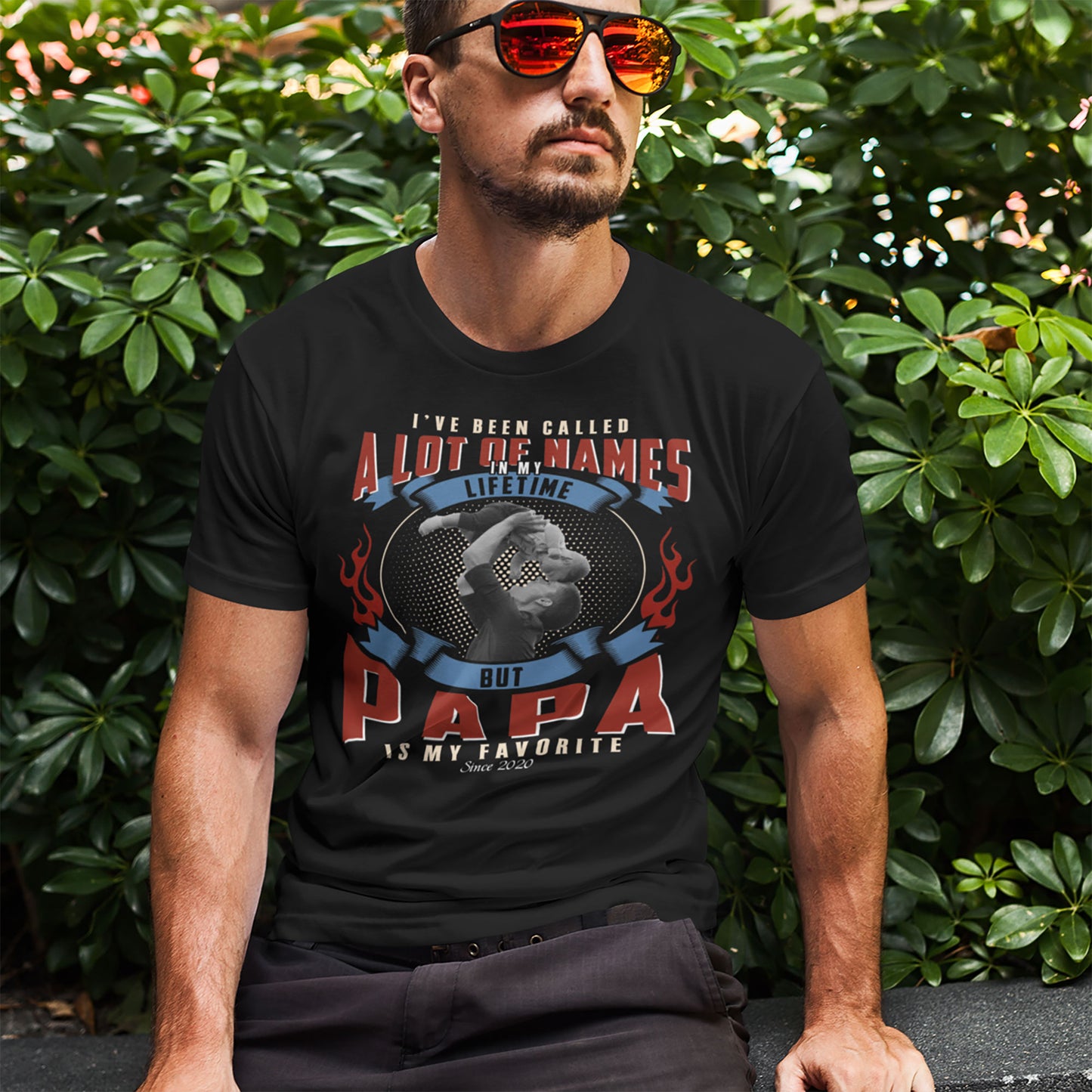 I Have A Lot Of Names But Papa Is My Favorite Shirt, Customized Photo Father's Day Shirt, Papa Shirt, Gift For Father