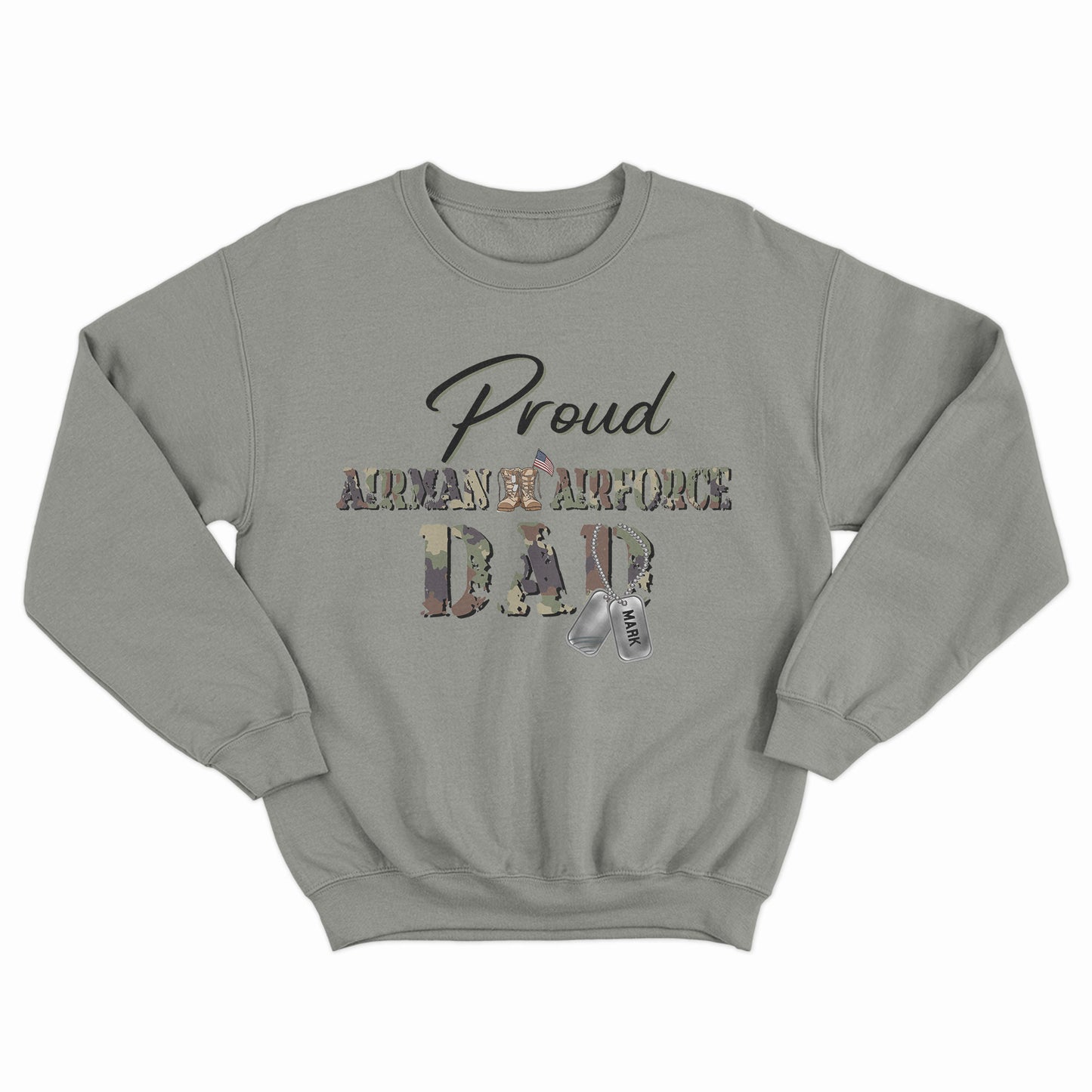 My Favorite Airman Airforce Call Me Dad, Veteran Shirt, Custom Name Shirt (Ver 2)