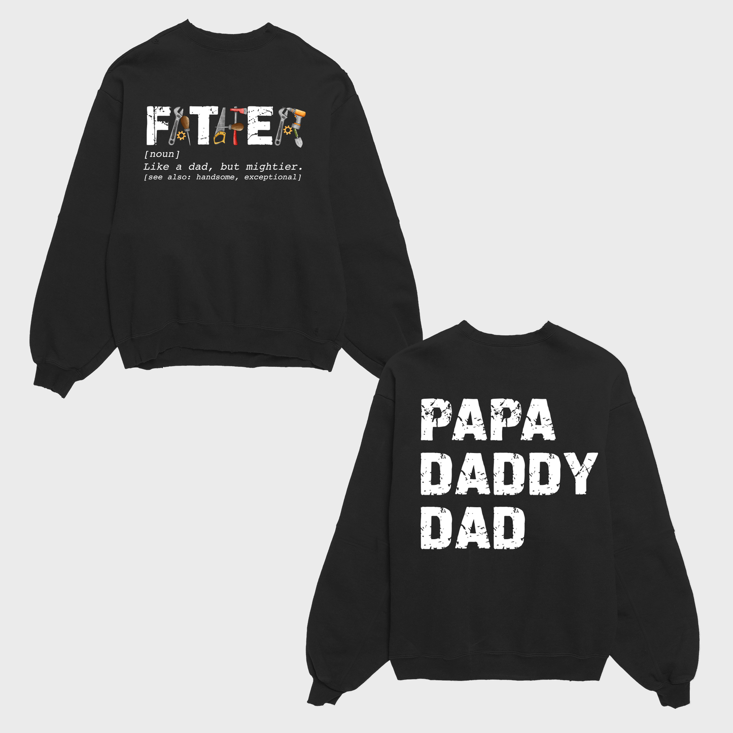 Father Funny Definition Shirt, Like A Dad But Mightier, Gift For Father