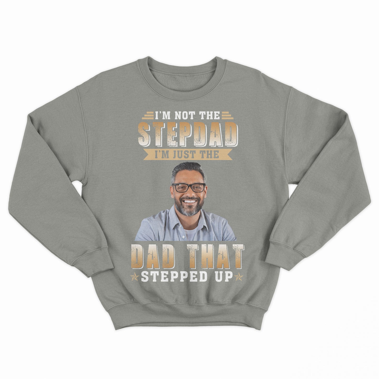 Customized Step Dad Shirt, Personalized Step Dad Photo, Meaningful Step Dad's Quote Shirt, Father's Day Shirt, Gift For Step Dad