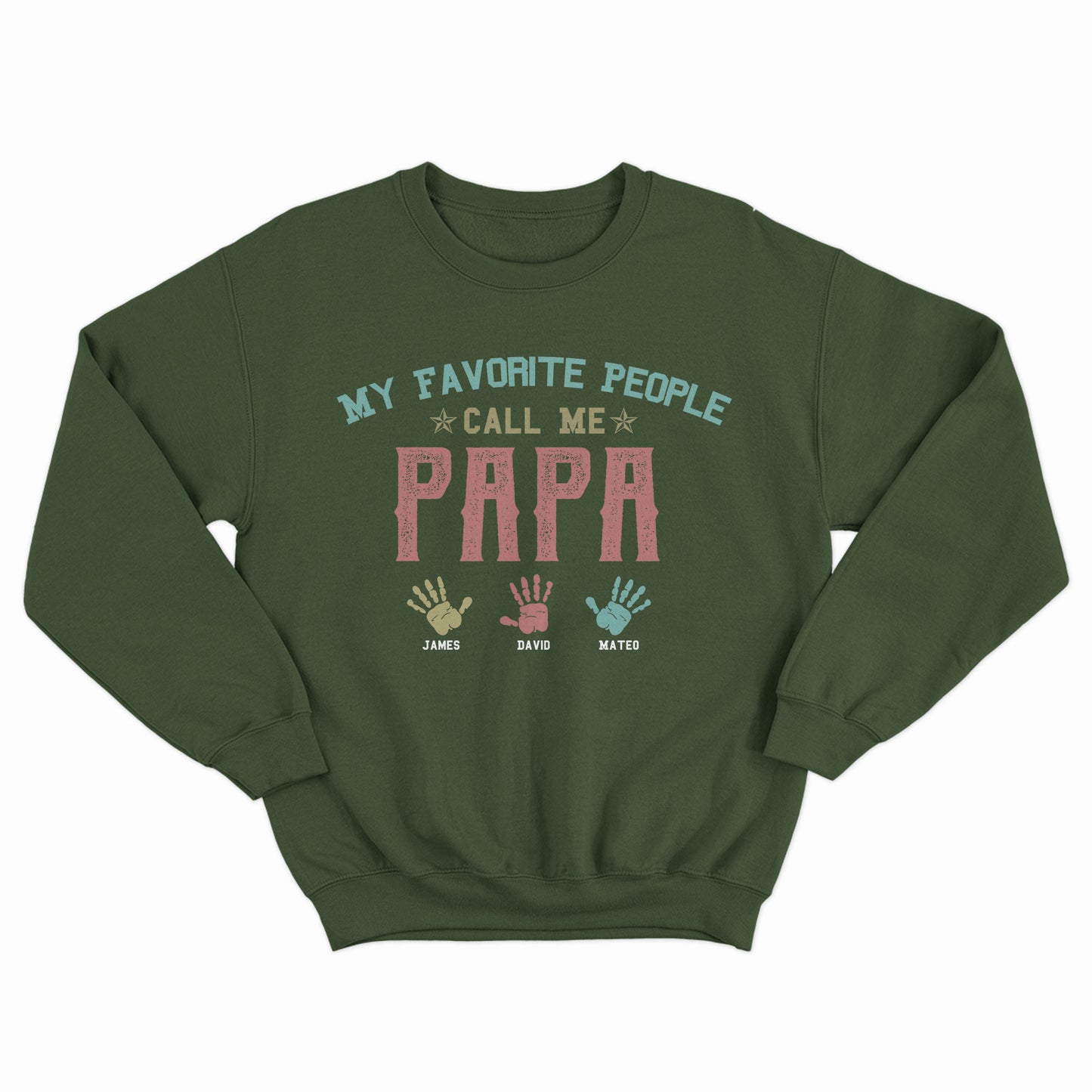 My Favorite People Call Me Dad, Father And Kids Shirt, Custom Name Shirt, Papa Shirt